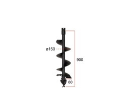 șnec de schimb ø 150mm pentru burghie