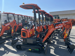 mini excavator compact 1 ton mod m120