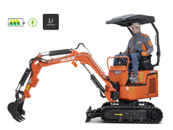mini excavator compact 1.1ton mod e110