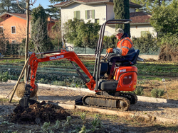 mini excavator compact 1 ton mod m100