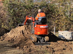 mini excavator compact 1 ton mod m100