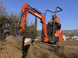 mini excavator compact 1 ton mod m100