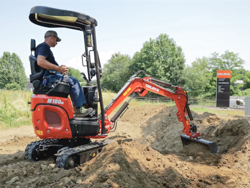 mini excavator compact 1 ton mod m100se