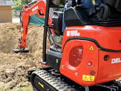 mini excavator compact 1 ton mod m100se