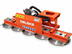 bara hidraulica de taiere cu 5 discuri cutter5