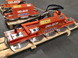 bara hidraulica de taiere cu 5 discuri cutter5