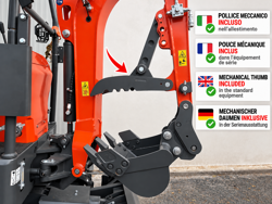 mini excavator compact z110