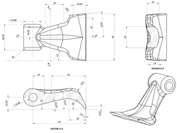 измельчитель смещаемый средней серии для виноградных тракторов мод tigre 160