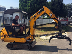 грейфер для леса для мини экскаваторов кранов или погрузчиков мод dk 10