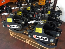 бревнозахват гидравлический для дерева грузоподъемность 400 кг с ротором 360 для мини экскаваторов мод dk 10 gr 10