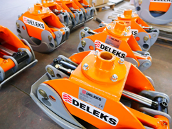 грейфер лесозаготовительный с ротатором для мини экскаваторов и лесных кранов мод dk 11c gr 30f