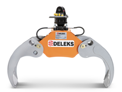 грейфер лесозаготовительный с ротатором для мини экскаваторов и лесных кранов мод dk 11c gr 30f