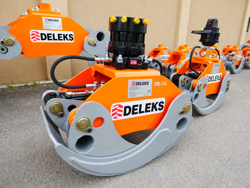 грейфер лесной на 2 0 тонны dk 16 gr 55ff с фланцевым ротором для быстрого соединения