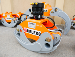 грейфер лесной на 2 0 тонны dk 16 gr 55ff с фланцевым ротором для быстрого соединения