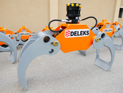 грейфер лесной на 1 0 тонн dk 11c gr 30ff с фланцевым ротором для быстрого соединения