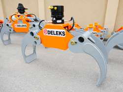 грейфер лесной на 1 0 тонн dk 11c gr 30ff с фланцевым ротором для быстрого соединения