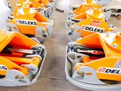 грейфер лесной на 1 0 тонн dk 11c gr 30ff с фланцевым ротором для быстрого соединения