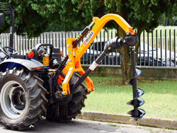 бур почвенный с широкоугольным карданом и гидравлическим поршнем для тракторов мод l 50h