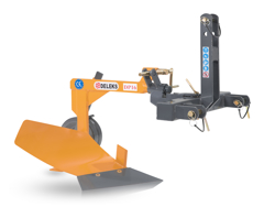 плуг однокорпусный для тракторов типа kubota или iseki мод dp 16