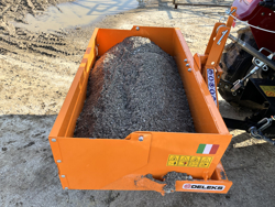 ковш задненавесной 120см с рычагом опрокидывания для трактора мод bucket 140 l