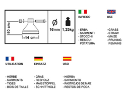 кусторез гидравлический лесной для мини экскаватора 120см для резки мод arh 120