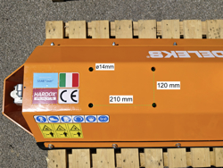 мульчер для мини экскаватора 60см гидравлический кусторез мод ars 60