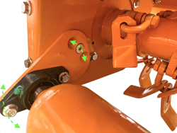 мульчер для мини экскаватора 80см гидравлический кусторез мод ars 80