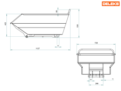 Электрическая мототачка xe500e