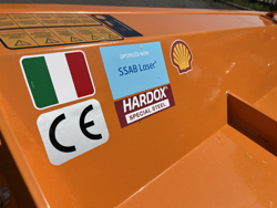 измельчитель с молотками и смещением к тракторам для виноградников мод gepard 190