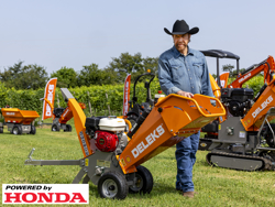 измельчитель древесных отходов с независимым двигателем для производства щепы мод dk 500 honda