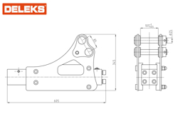 Грейфер для мини экскаватора hammer 350 l