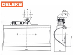 ковш для мини экскаватора s100 800