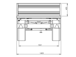 прицеп авторизованный трехсторонний для тракторов мод rm 14t3s