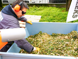 веткодробилка с двигателем внутреннего сгорания honda производство щепы мод dk 800 honda