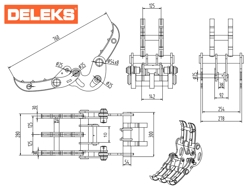 Грейфер для мини экскаватора s100