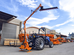 навесная манипуляторная косилка кусторез с режущей планкой для тракторов мод falcow