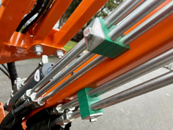 навесная манипуляторная косилка кусторез с режущей планкой для тракторов мод falco h