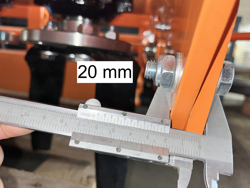 Борона вертикальная ротационная kr 210