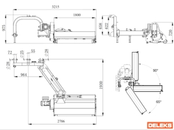 боковой измельчитель giraffa170 deleks
