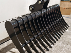 Грабли для мини экскаватора s380