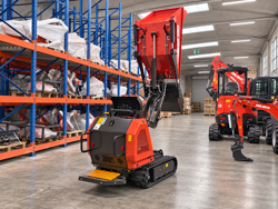 Гусеничный мини самосвал kubota m8000